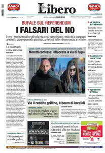 Libero - 11 Gennaio 2026