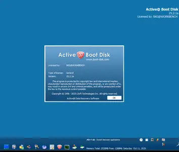 Active Boot Disk 25.2.1a (x64)