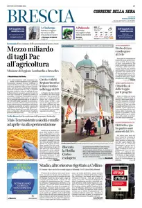 Corriere della Sera Brescia - 2 Ottobre 2025