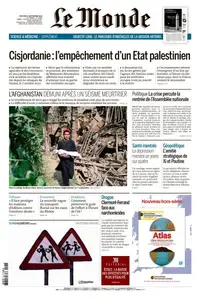 Le Monde du Mercredi 3 Septembre 2025