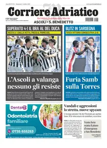 Corriere Adriatico Ascoli - 5 Ottobre 2025