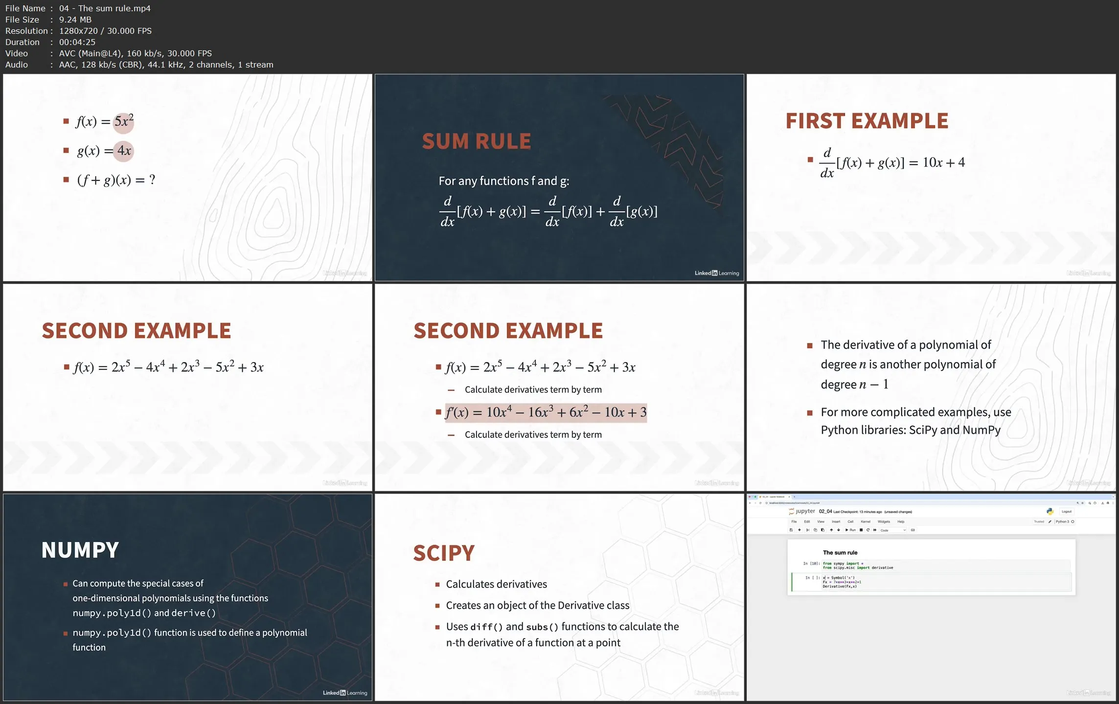 Machine Learning Foundations: Calculus