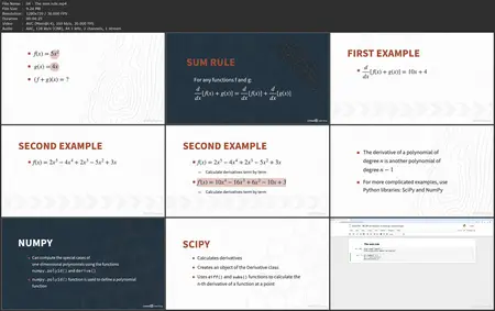 Machine Learning Foundations: Calculus