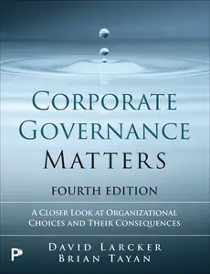 Corporate Governance Matters, 4th Edition