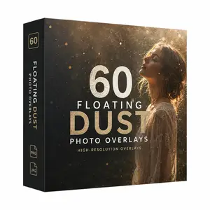 60 Floating Dust Photo Overlays for Photoshop