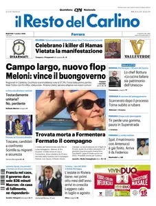 Il Resto del Carlino Ferrara Rovigo - 7 Ottobre 2025