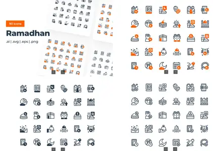 EE - Ramadhan 3D Icon Set 2ZY5EDQ