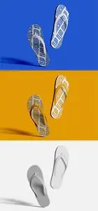 Floating Flip Flop Mockup