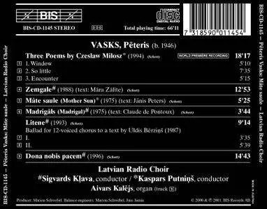 Latvian Radio Choir, Sigvards Klava, Kaspars Putnins - Peteris Vasks: Mate Saule (2001)