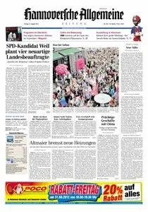 Hannoversche Allgemeine Zeitung - 31.08.2012
