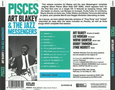 Art Blakey - Pisces (1961) {Blue Note-Solar Records 4569943 rel 2013}