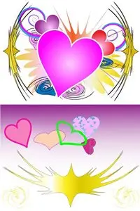 Hearts background