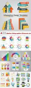 Vectors - Option Infographics Elements 36