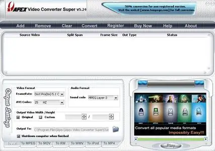 Apex Video Converter Super v5.24