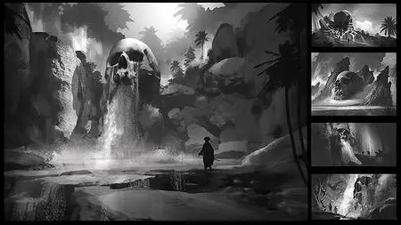 Sketching Pirate Landscapes in Photoshop