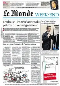 Le Monde et Suppléments du Samedi 24 Mars 2012