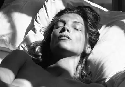 Daria Werbowy naked by Mikael Jansson for Interview September 2014