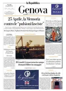la Repubblica Genova - 26 Aprile 2024