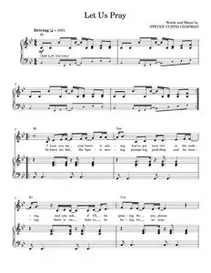 Let us pray - Steven Curtis Chapman (Piano Vocal)