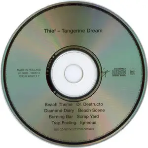 Tangerine Dream - Thief (1981) [1995, Definitive Edition, SBM Remaster] Re-Upload