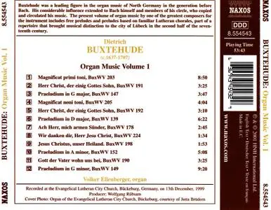 Volker Ellenberger - Dietrich Buxtehude: Organ Music Vol. 1 (2001)