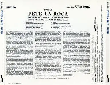 Pete La Roca - Basra (1965) {Blue Note Japan The Finest 1100 Series UCCQ-9123 rel 2015}