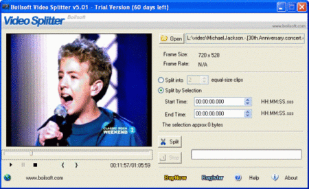 Boilsoft Video Splitter 5.16 Portable