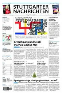 Stuttgarter Nachrichten Filder-Zeitung Leinfelden-Echterdingen/Filderstadt - 10. November 2017