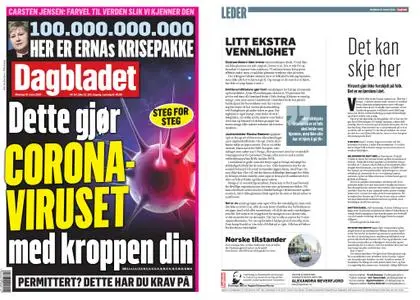 Dagbladet – 16. mars 2020