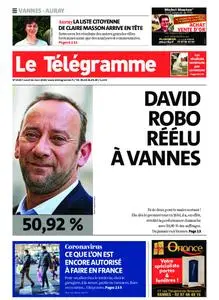 Le Télégramme Auray – 16 mars 2020