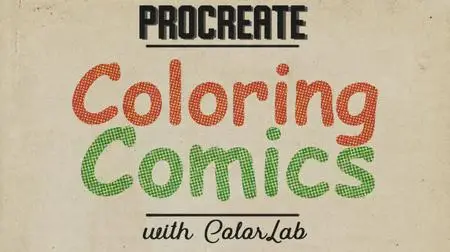 Coloring Comics in Procreate Using ColorLab Halftones