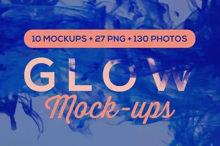 CreativeMarket - Glow Presentation Mock-ups