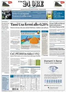 Il Sole 24 Ore - 18.09.2015