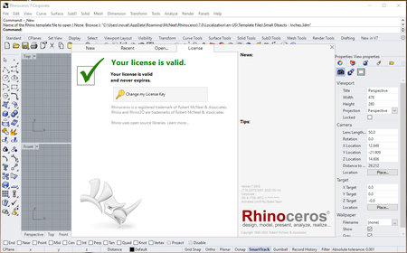 Rhinoceros 7 SR18 (7.18.22073.05001)