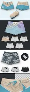 3 Mockups of Men's Trunks Shorts 529495199