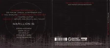Marillion - Sounds Live (2012) [2CD] {Racket}