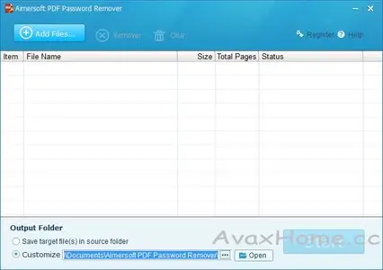 Aimersoft PDF Password Remover 1.0.0.1