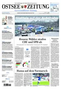Ostsee Zeitung Grevesmühlener Zeitung - 29. Oktober 2018