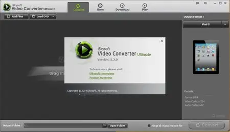 iSkysoft Video Converter Ultimate 5.2.0.0