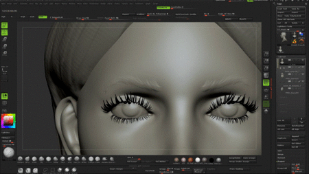 Sculpting Male and Female Faces in ZBrush