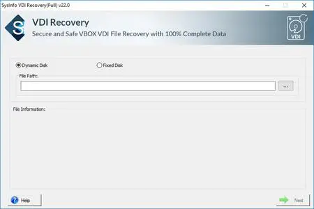 SysInfoTools VDI Recovery 22.0