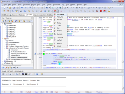 WinEdt 8.1 Build 20131031 (x86/x64)