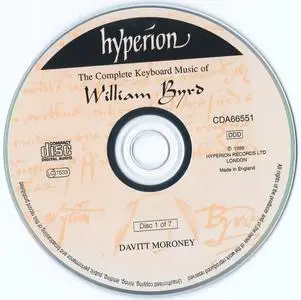 William Byrd - The Complete Keyboard Music - Davitt Moroney (1999) {7CD Set, Hyperion CDA66551/7}