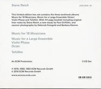 Steve Reich - The ECM Recordings (2016)