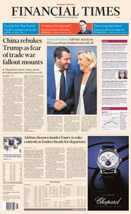 Financial Times Europe - 09 October 2018