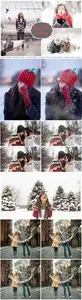50 Snow Photo Overlays