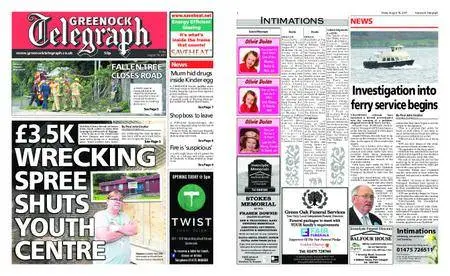 Greenock Telegraph – August 18, 2017