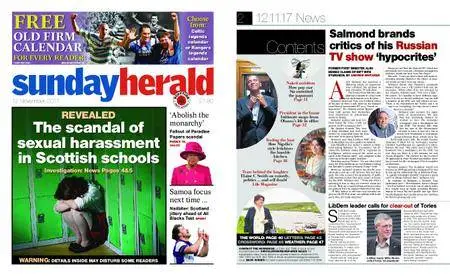 Sunday Herald – November 12, 2017