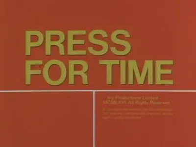 Press for Time (1966)