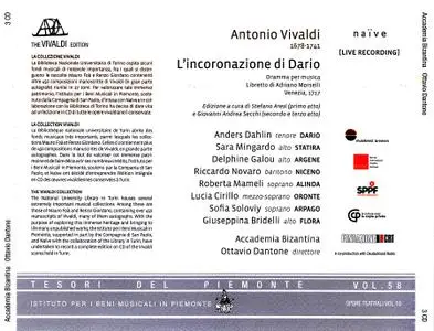 Ottavio Dantone, Accademia Bizantina - Antonio Vivaldi: L'incoronazione di Dario (2014)